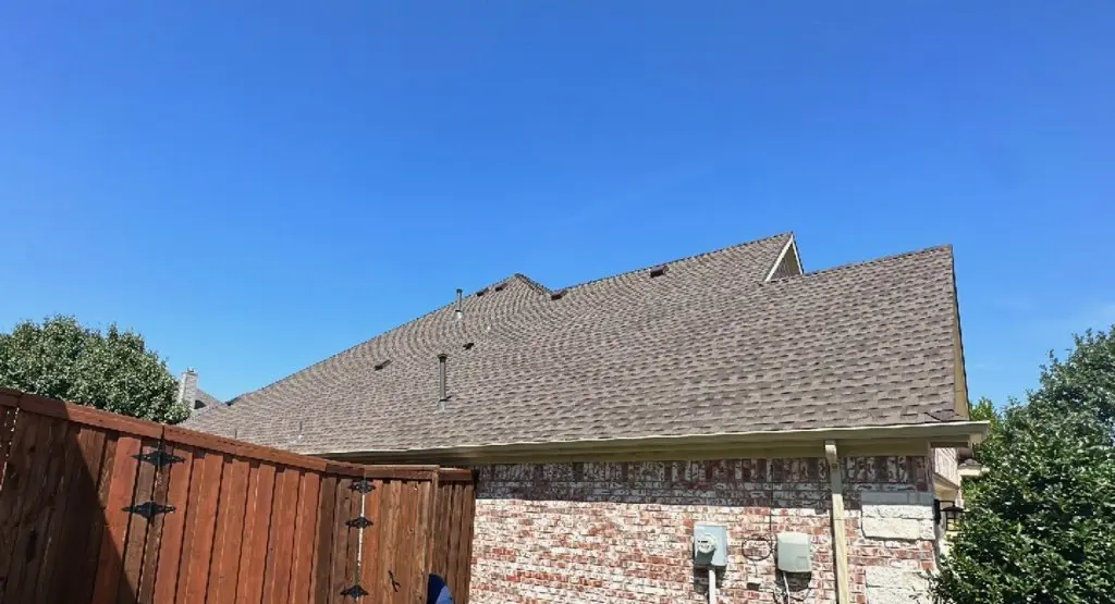 Completed roof replacement project in Delmar