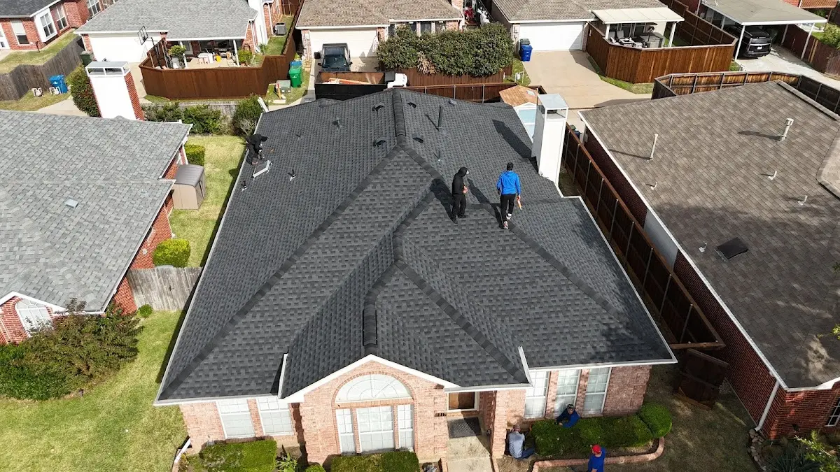 Slate & Tile Roof Repair work in progress on a Delmar property
